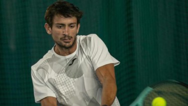 Mariano Navone cayó en el segundo partido de la serie ante Casper Ruud. 