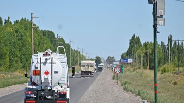 La prueba piloto de los peajes se instalará en un punto de la Ruta 7. Foto: Florencia Salto.