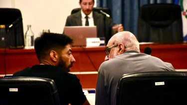 El abogado e imputado Alfredo Cury y Ricardo Soiza desplegaron su nueva estrategia. (Matías Subat)