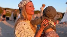 Imagen de La alegría de Nicole Neumann porque Cruz dijo su primera palabra: el emotivo video