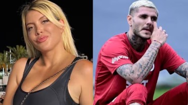 Wanda Nara y Mauro Icardi.