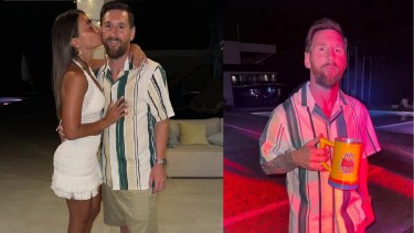 Antonella Rocuzzo compartió cómo fue el festejo de Lionel Messi en la llegada del 2025.