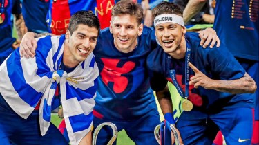 Neymar se refirió a la chance de volver a jugar con Lionel Messi y Luis Suárez.