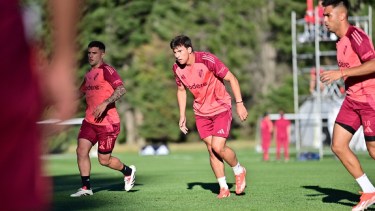 Gonzalo Tapia habló, por primera vez, tras su llegada a River. Fotos: Prensa River.