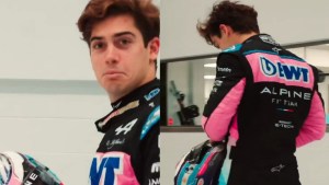 La primera imagen de Franco Colapinto con los colores de Alpine: el detalle de su casco