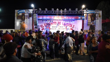 La bailanta del chamamé en San Antonio Oeste. (Gentileza Informativo Hoy)