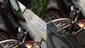 Murió una ciclista tras ser atropellada en el puente Neuquén-Cipolletti