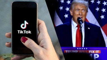 Tiktok confía en las "soluciones" de Donald Trump.