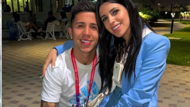 Enzo Fernández y Valentina Cervantes