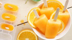 Helado casero de mandarina: ideal para los más pequeños