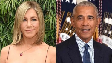Jennifer Aniston y Barack Obama