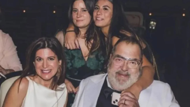 Jorge Lanata y su familia