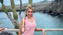 Imagen de María Becerra mostró la intimidad de sus vacaciones en las Islas Galápagos: las imagenes
