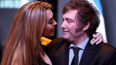 Fátima Florez y Javier Milei