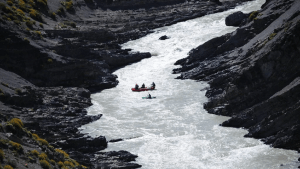 Tres personas murieron durante una excursión de rafting en el Chaltén, Santa Cruz