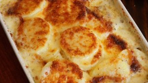 Papas a la crema con queso gratinado ¡manjar de dioses!