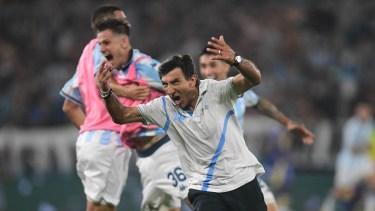 Gustavo Costas habló tras el triunfo de Racing ante Boca. Foto: FBaires.
