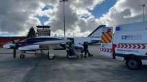 Imagen de Una joven de Chile fue derivada en avión desde Viedma a Puerto Montt tras un vuelco en la Ruta 23