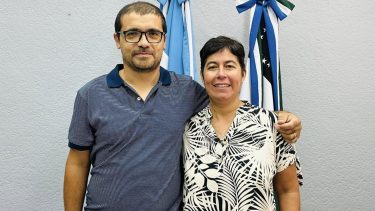 Designación secretario de Gobierno en Huergo. Gentileza