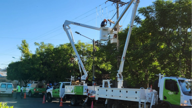 Nuevo corte de luz en Neuquén. Foto: CALF.