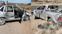Imagen de Choque en la Ruta 237, cerca de El Chocón: vuelco y siete turistas heridos en una pronunciada curva