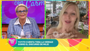 El cruce entre Carmen Barbieri y Yuyito González: «No me metas en la etiqueta de celosa»