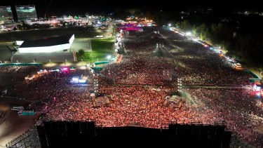 El SIEN brindo asistencia médica durante la Fiesta de la Confluencia 2025. Foto: Mati Subat.