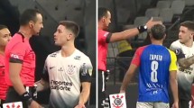 Imagen de El polémico gesto de Wilmar Roldán con el argentino Rodrigo Garro tras la clasificación de Corinthians