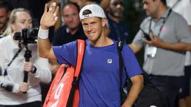 El Peque Schwartzman se despidió del Challenger de Rosario en la antesala a su retiro del tenis