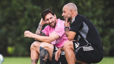 El equipo que dirige Javier Mascherano cierra su gira de preparación en Honduras con Messi en cancha. 