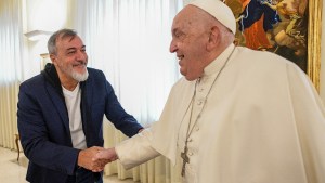 Rodolfo Aguiar se reunió con el papa Francisco en el Vaticano y pidió por Milei: «Para que sea mejor persona»