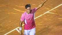 Imagen de El blooper de Sebastián Báez en el duelo de argentinos en Chile: ganó el punto y no se dio cuenta