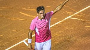 El blooper de Sebastián Báez en el duelo de argentinos en Chile: ganó el punto y no se dio cuenta