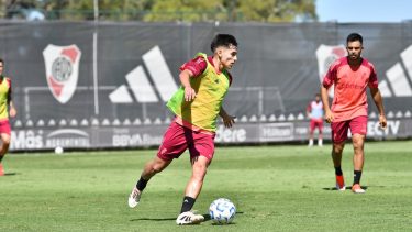Subiabre volvió a River después de jugar el Sudamericano Sub 20.