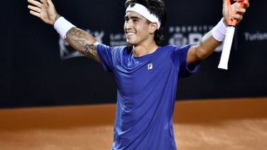Francisco Comesaña alcanzó por primera vez una semifinal en torneos ATP. 