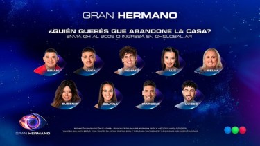 Placa de nominados semana once.