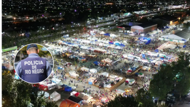 Más de 250 efectivos, drones y monitoreo con cámaras formarán parte del operativo de seguridad en la Fiesta de la Manzana en Roca.  
