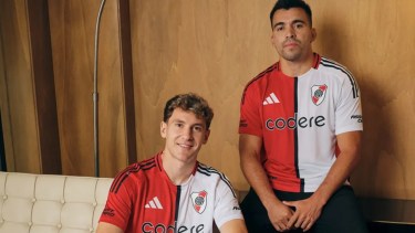 Marcos Acuña, nueva camiseta de River.-