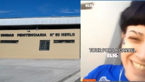 Indignación por el video de una reclusa que hizo un «tour» por la cárcel desde su celular