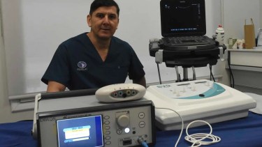 Tratamiento del dolor en Roca. Foto: Alejandro Carnevale.-