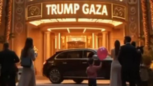 Donald Trump se burló de Gaza con un controvertido video creado con IA