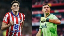 Imagen de Así reaccionó el Dibu Martínez al gol de Julián Álvarez contra Real Madrid: «Me hacés eso y te salgo a correr»