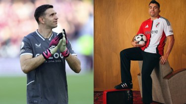 Emiliano Martínez opinó sobre la presentación de Marcos Acuña en River.