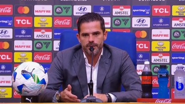 Fernando Gago brindó una conferencia de prensa tras la eliminación de Boca de la Copa Libertadores.