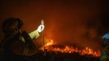 Imagen de Más de 7000 hectáreas consumidas en eI incendio en el parque Lanín, corte en Ruta 60, y cierre de un cruce con Chile