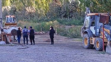 Desmantelaron un puesto en Ruta 151. Foto: Gentileza. 