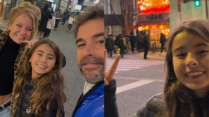 Nicolás Cabré mostró su viaje a Japón con Rocío Pardo y la hija de la China Suárez: el vídeo