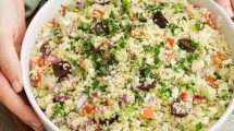 Imagen de Lo pedís, lo tenés: ensalada de cous cous mediterránea en pocos minutos