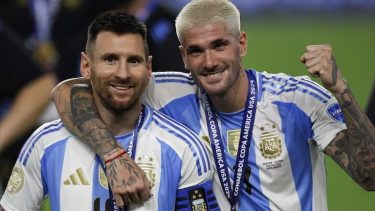 De Paul habló sobre la &#8216;presión&#8217; de Messi antes de la final de la Copa América: «Me lo metió en la cabeza»
