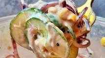Imagen de Ensalada de pepino, una comida refrescante y con onda